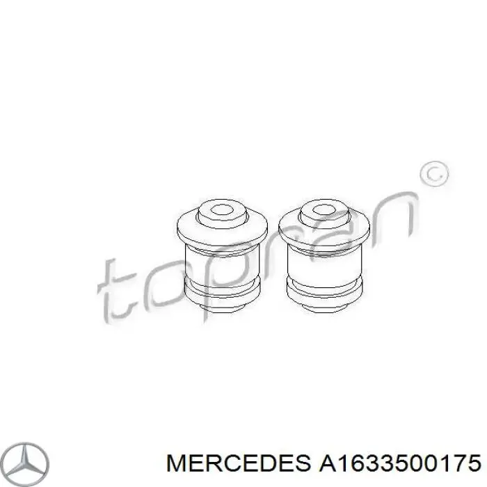 Купить A1633500175 Mercedes Сайлентблок переднего верхнего рычага