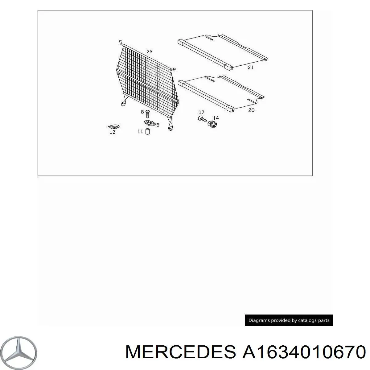 Купить A1634010670 Mercedes Болты на колеса
