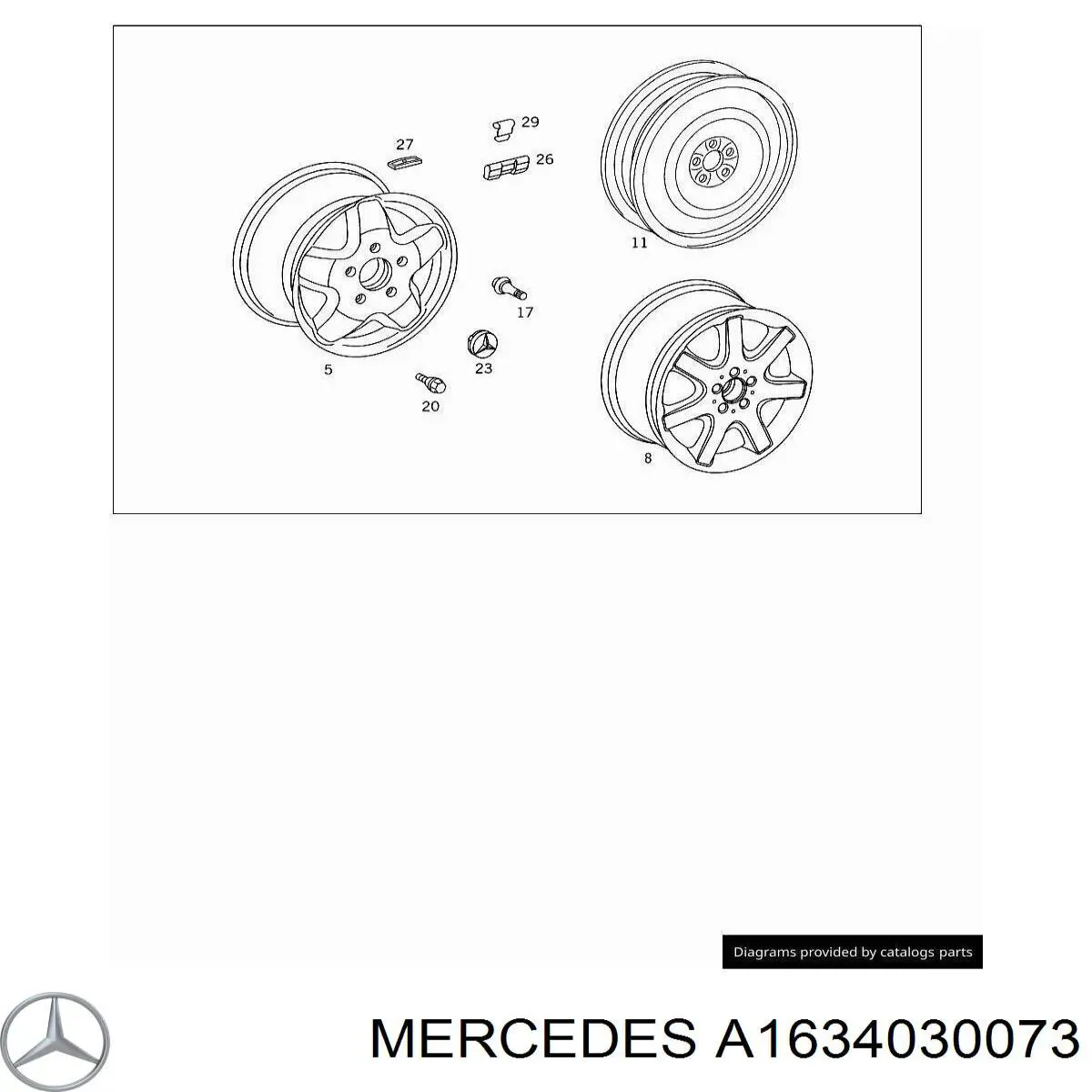 A1634030073 Mercedes 