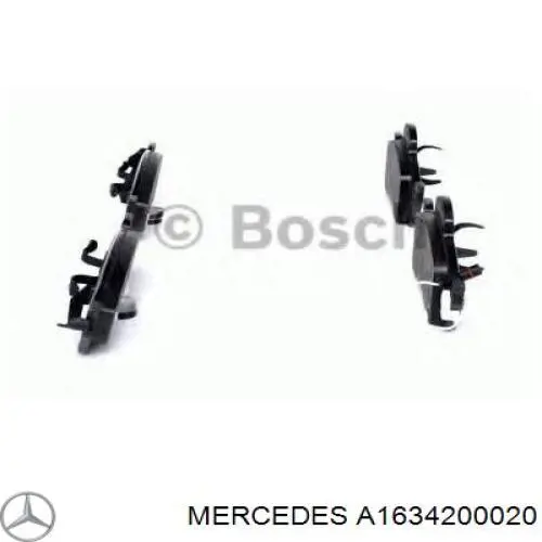 A1634200020 Mercedes передние тормозные колодки