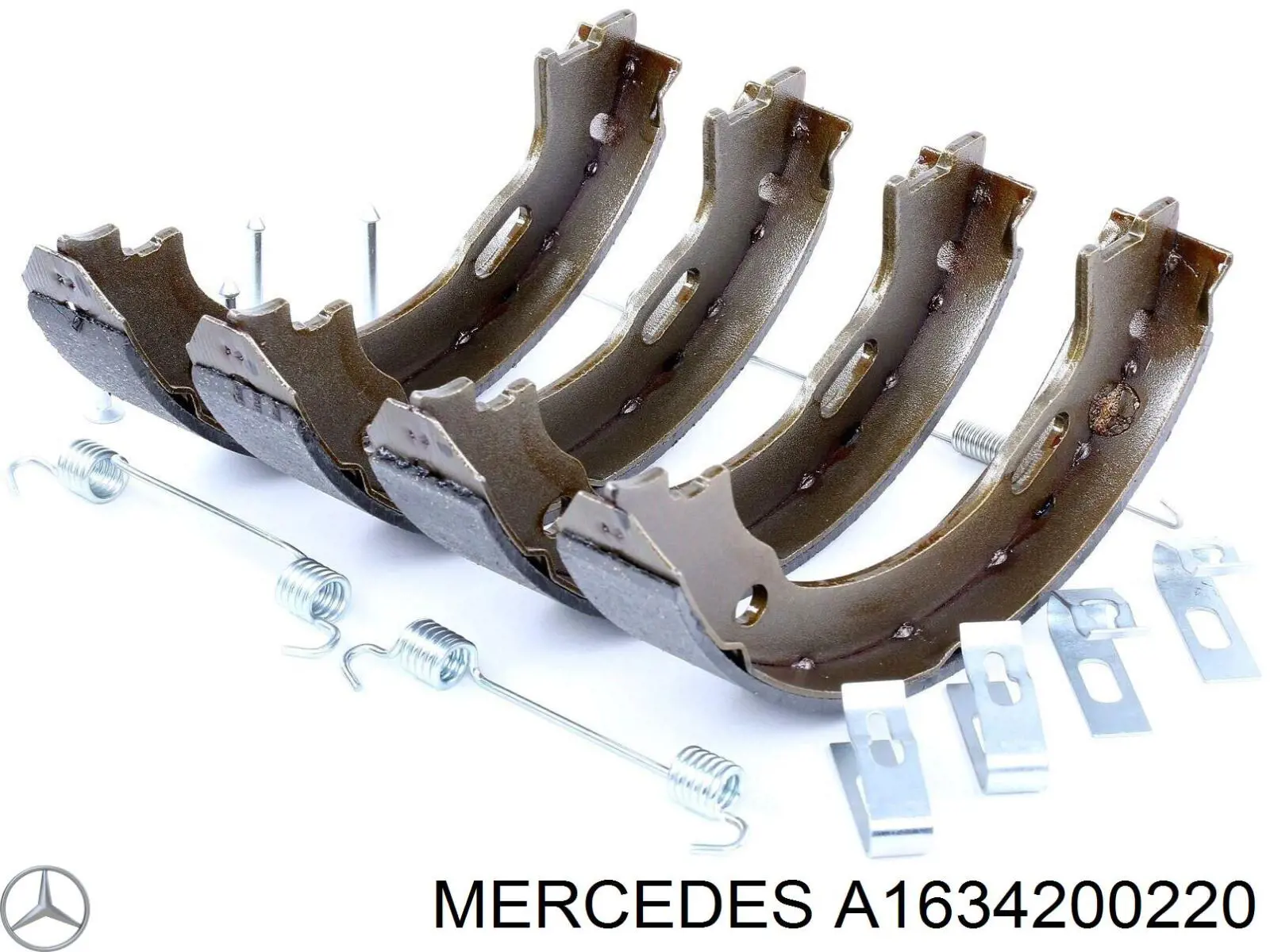 Тормозные колодки стояночного тормоза Mercedes A1634200220 цена, от 30.14 USD