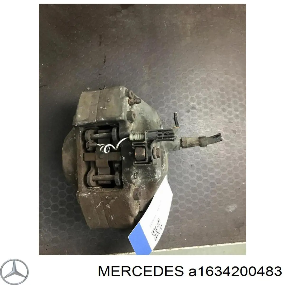 Суппорт тормозной задний правый Mercedes A1634200483