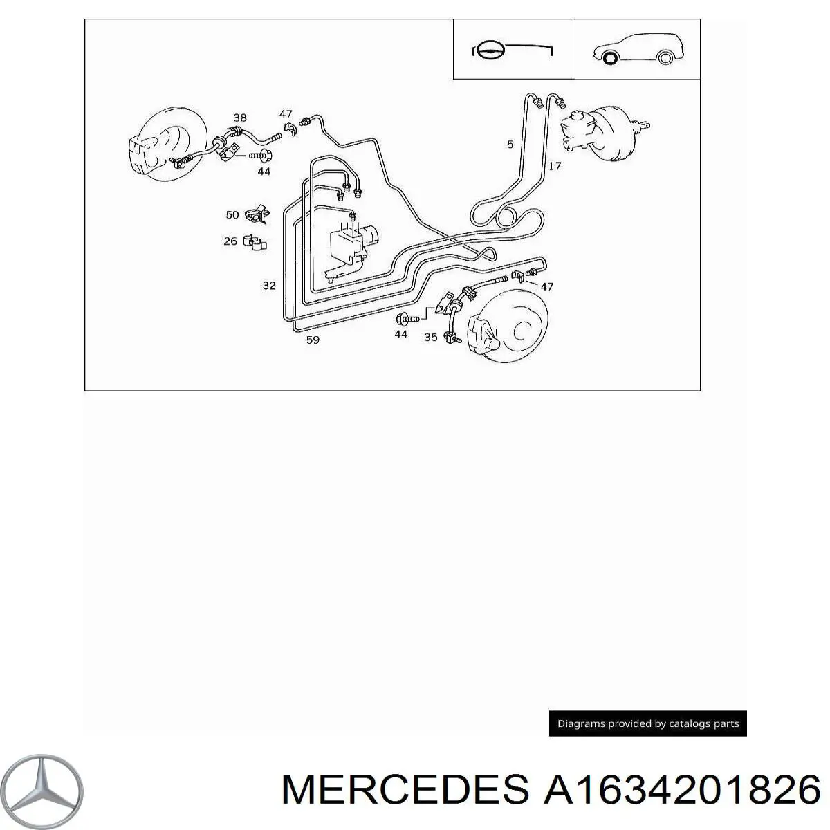 A1634201826 Mercedes 