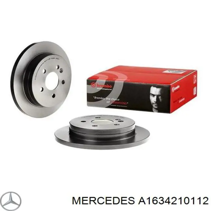 Купить A1634210112 Mercedes Диск тормозной задний