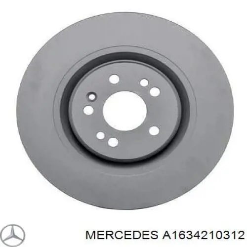 Тормоз дисковый передний Mercedes A1634210312 цена, от 19.00 USD