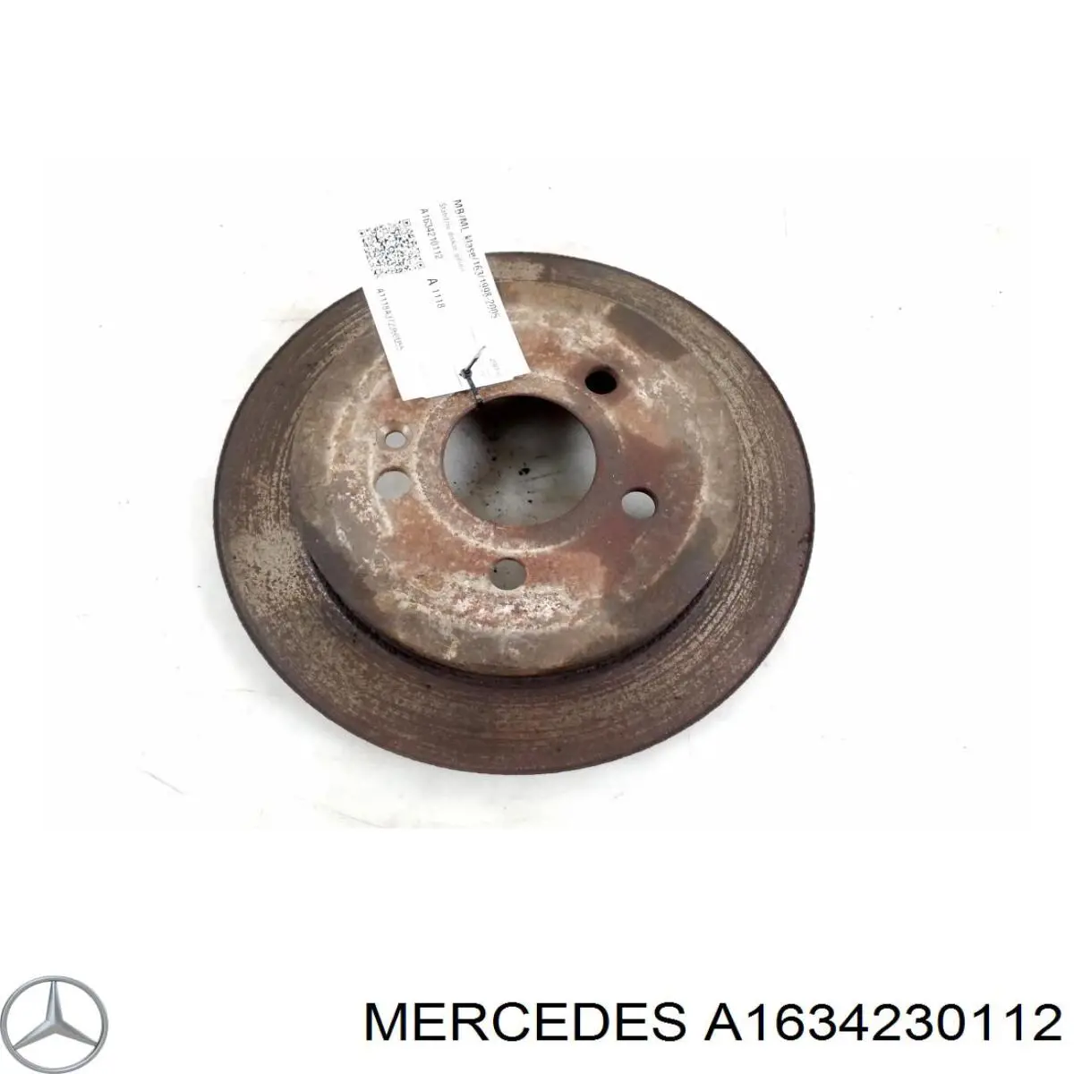 Тормозные диски A1634230112 Mercedes