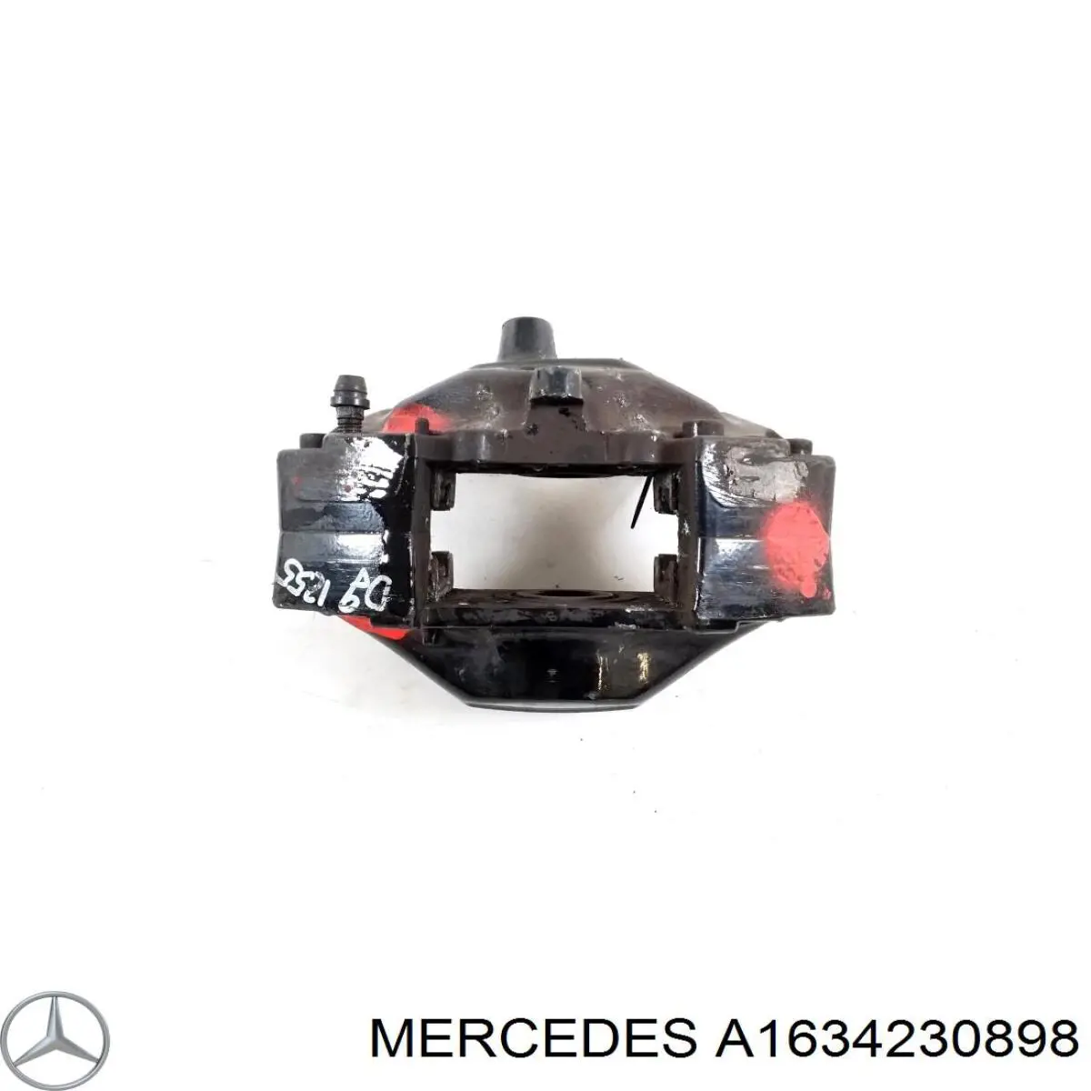 A1634230898 Mercedes suporte do freio traseiro direito