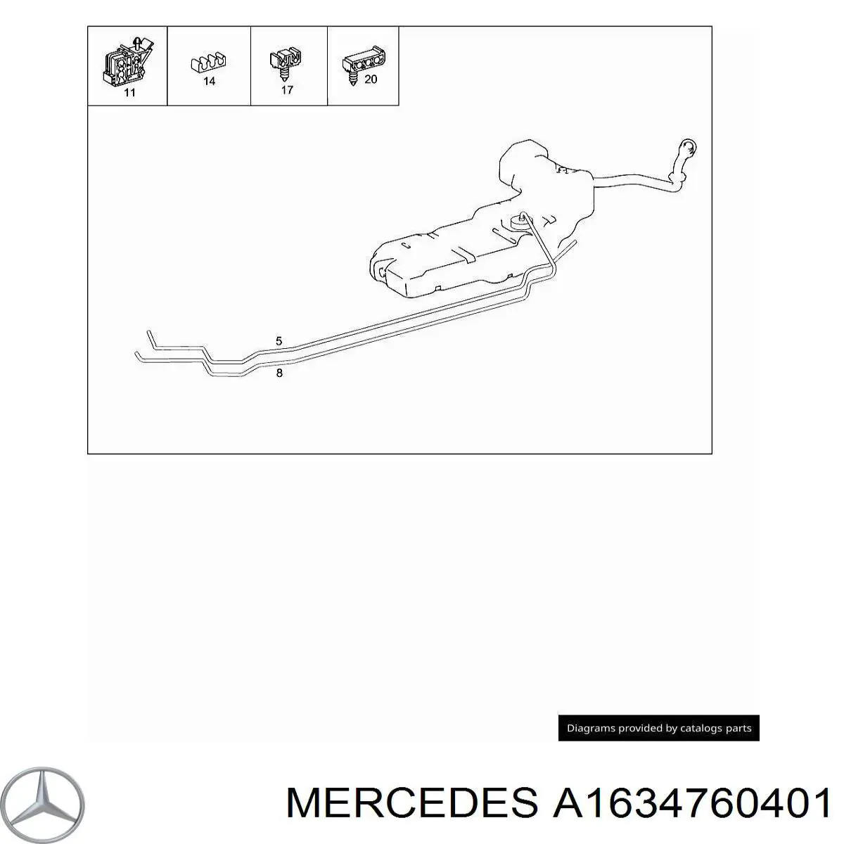 A1634760401 Mercedes 