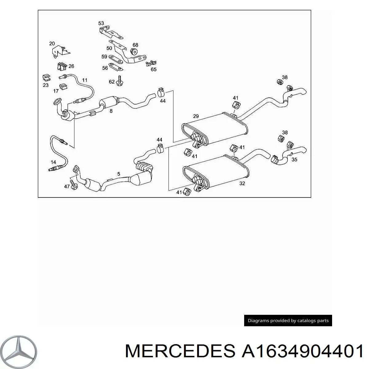 A1634904401 Mercedes 