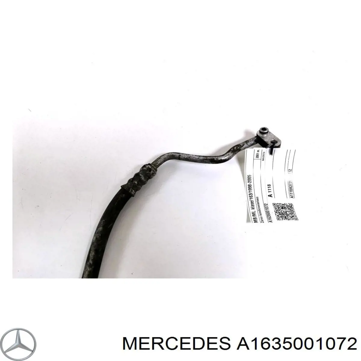 Шланг кондиционера, от радиатора к испарителю Mercedes A1635001072 цена, от 12.42 USD