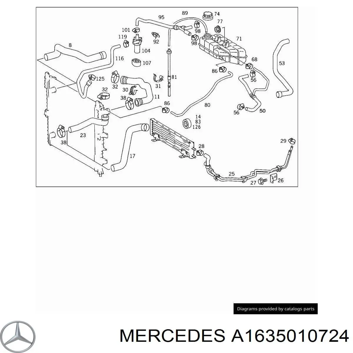 A1635010724 Mercedes 