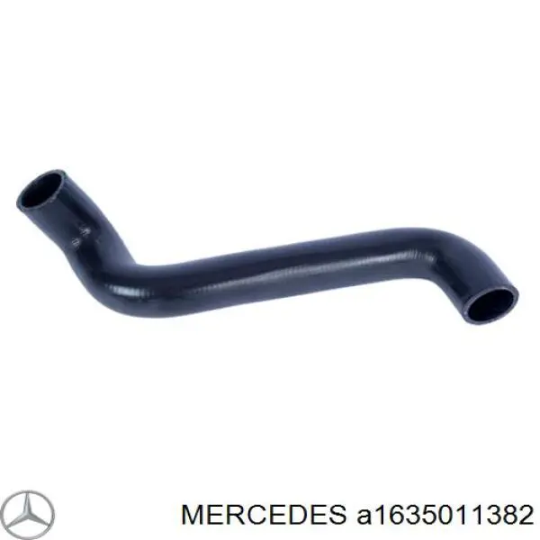 Шланг (патрубок) радиатора охлаждения нижний Mercedes A1635011382