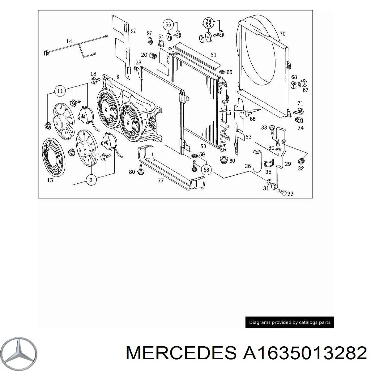 A1635013282 Mercedes 