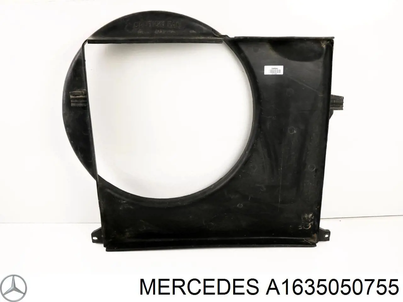 1635050755 Mercedes диффузор радиатора охлаждения