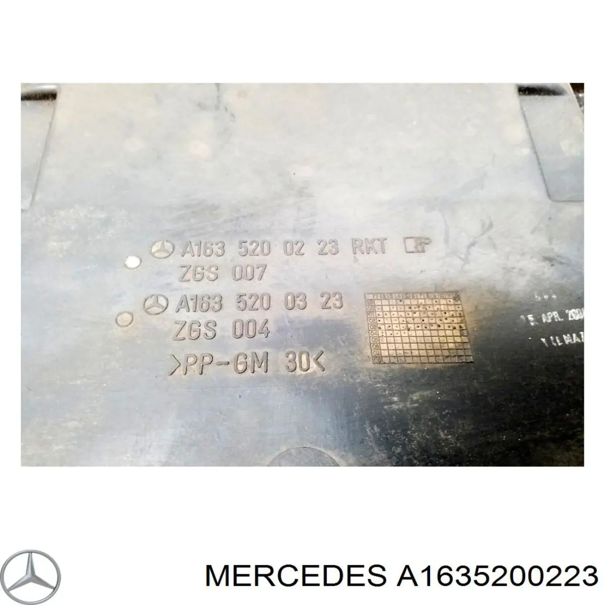 Защита коробки предач на Mercedes ML/GLE (W163)