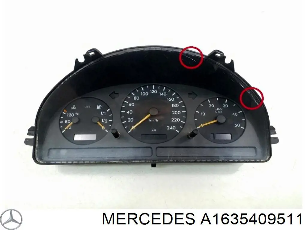A1635409511 Mercedes приборная доска (щиток приборов)