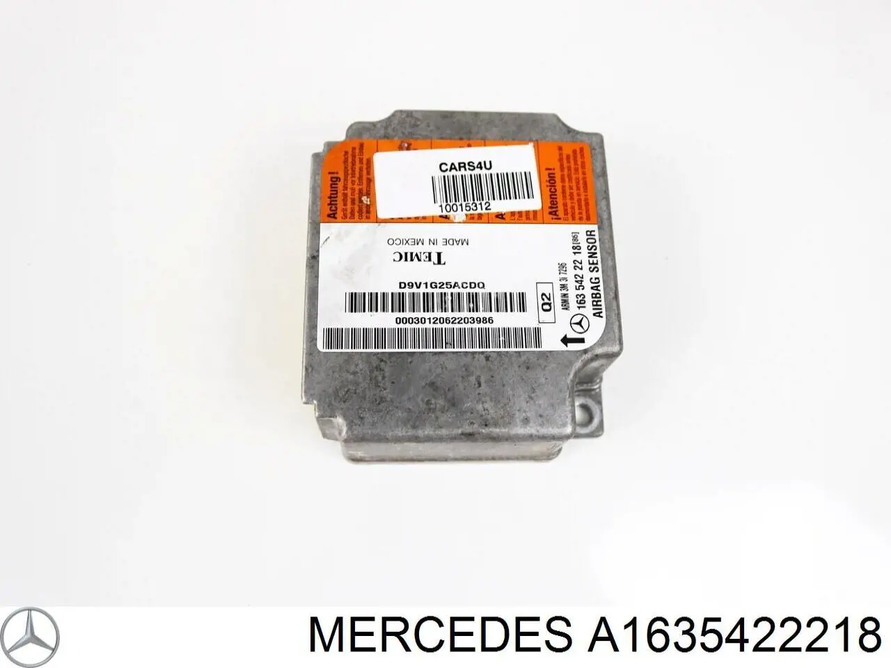 Модуль-процессор управления подушкой безопасности (ЭБУ AIRBAG) A1635422218 Mercedes