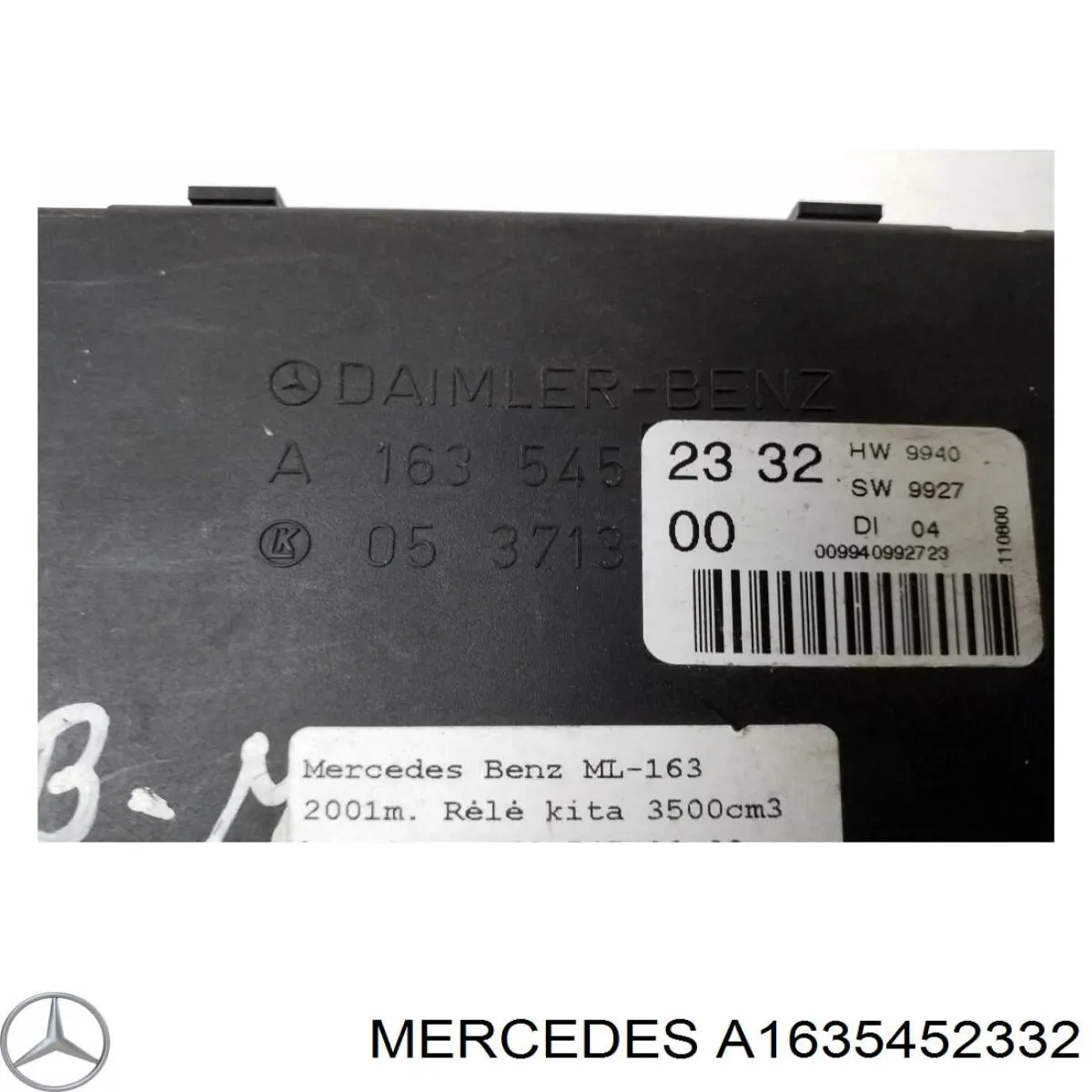  Mercedes A1635452332 цена, от 25.34 USD