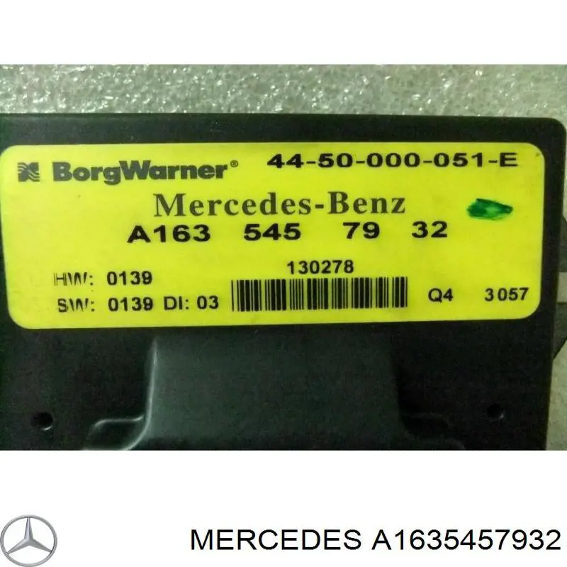 A1635457932 Mercedes модуль управления (эбу раздаточной коробкой)
