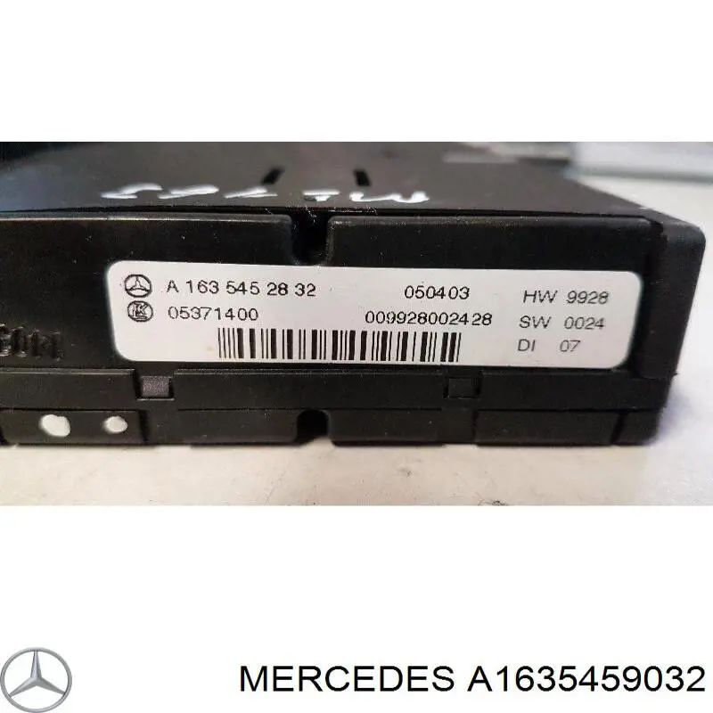 Регулятор оборотов вентилятора A1635459032 Mercedes