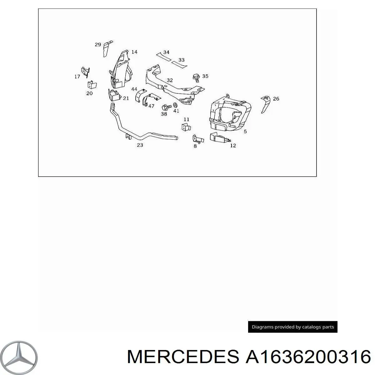 Телевизор верхний Mercedes A1636200316 цена, от 141.08 USD
