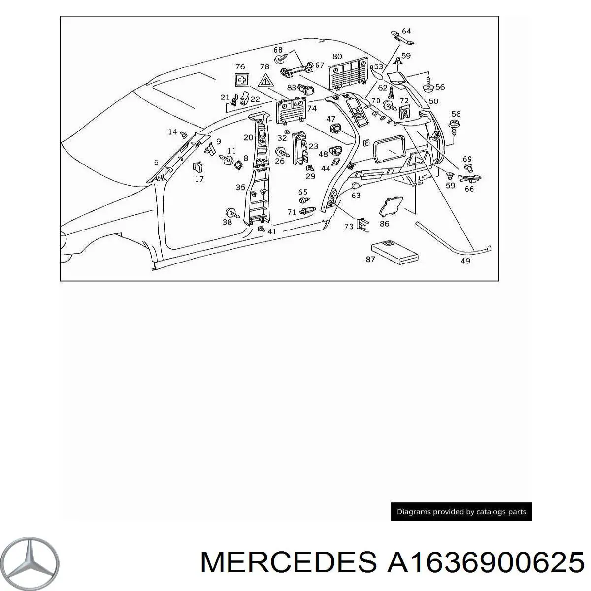 A1636900625 Mercedes 