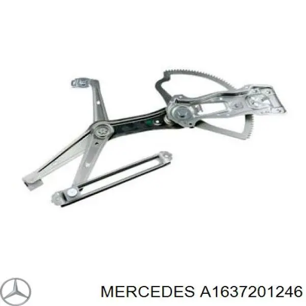 A1637201246 Mercedes mecanismo de acionamento de vidro da porta dianteira direita