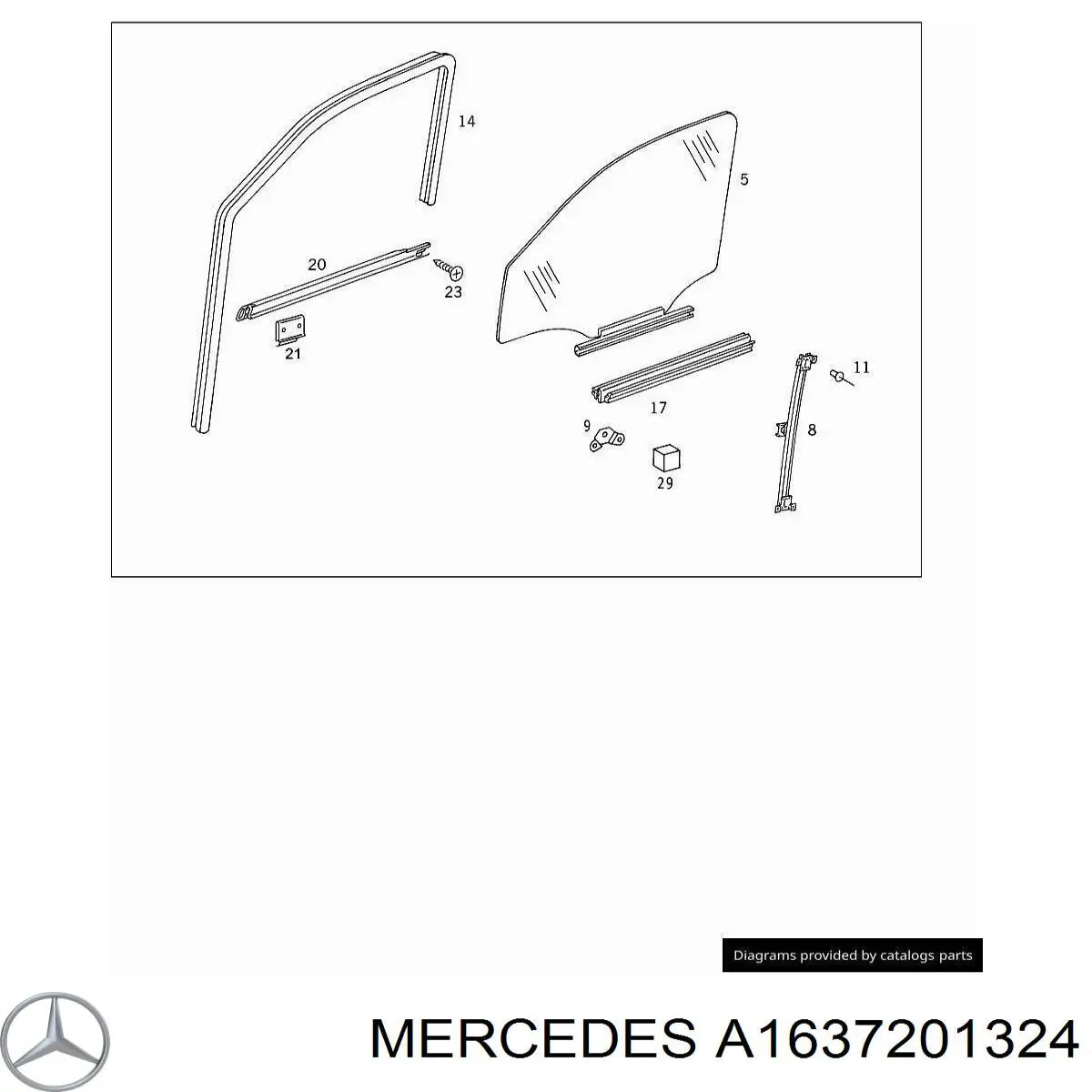 Купить A1637201324 Mercedes 
