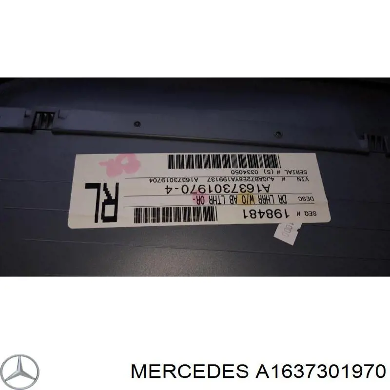 Обшивка салона Mercedes A1637301970 цена, от 50.68 USD