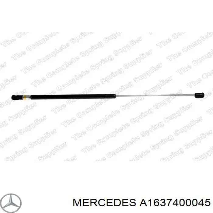 A1637400045 Mercedes amortecedor de tampa de porta-malas (de 3ª/5ª porta traseira)