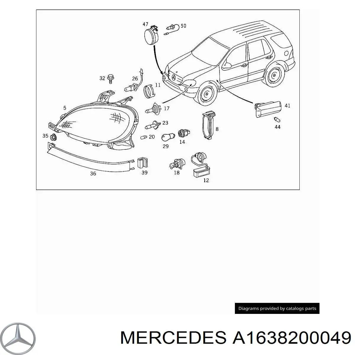 A1638200049 Mercedes 