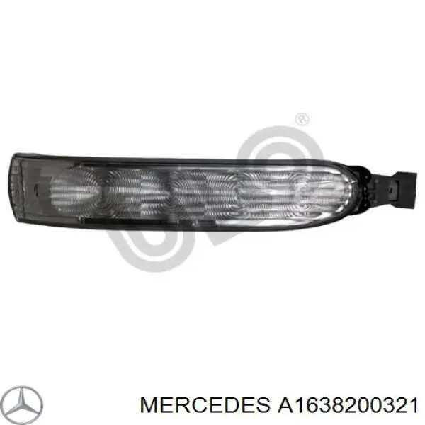 Pisca-pisca de espelho esquerdo para Mercedes ML/GLE (W163)