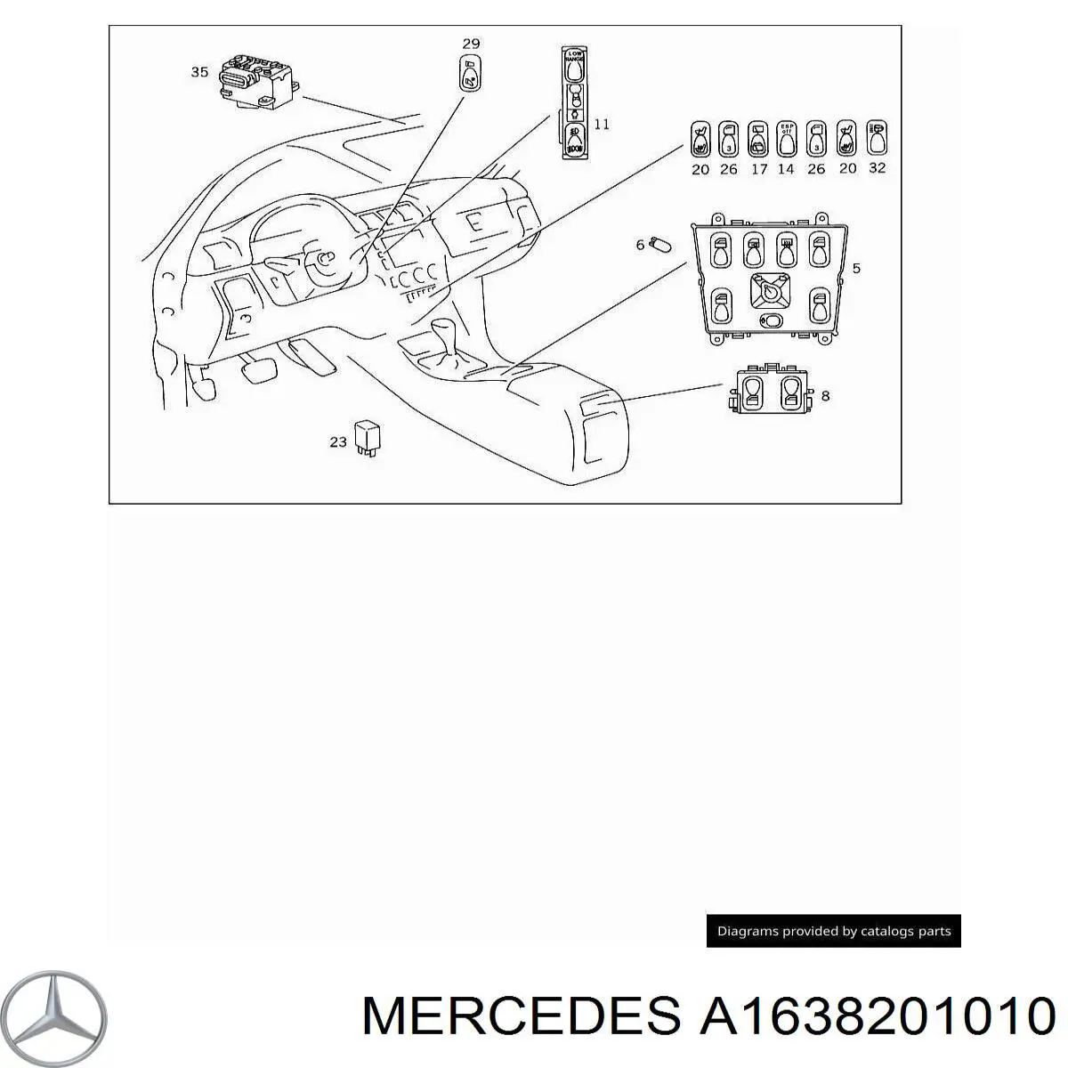  A1638201010 Mercedes