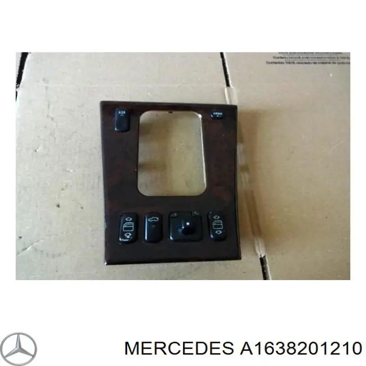 Кнопочный блок управления стеклоподъемником центральной консоли Mercedes A1638201210 цена, от 39.37 USD