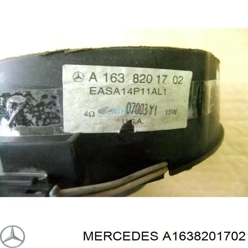 Купить 1638201702 Mercedes Динамик задней двери