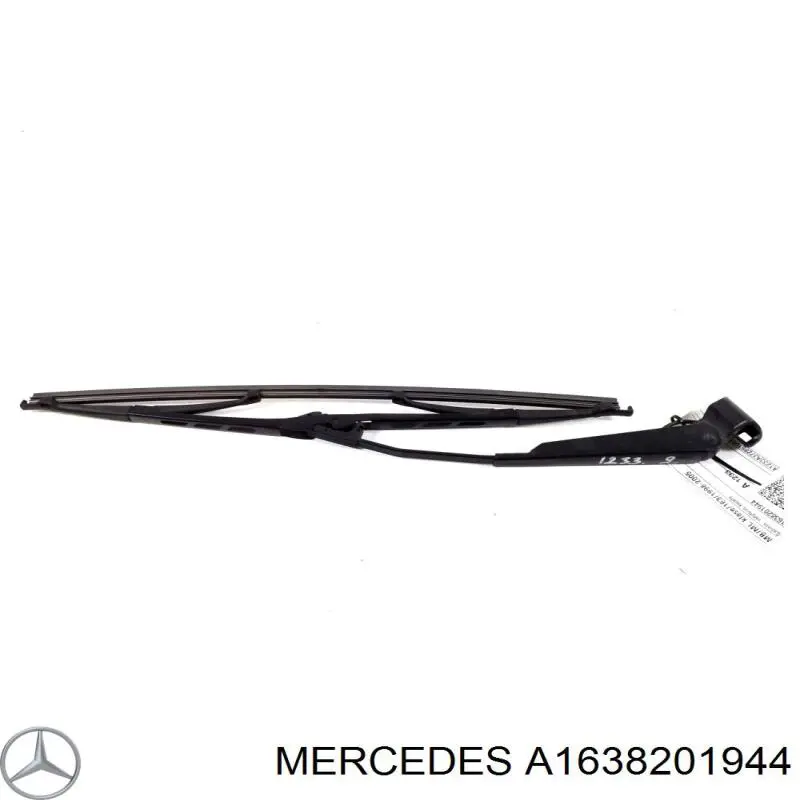 A1638201944 Mercedes braço de limpa-pára-brisas de vidro traseiro