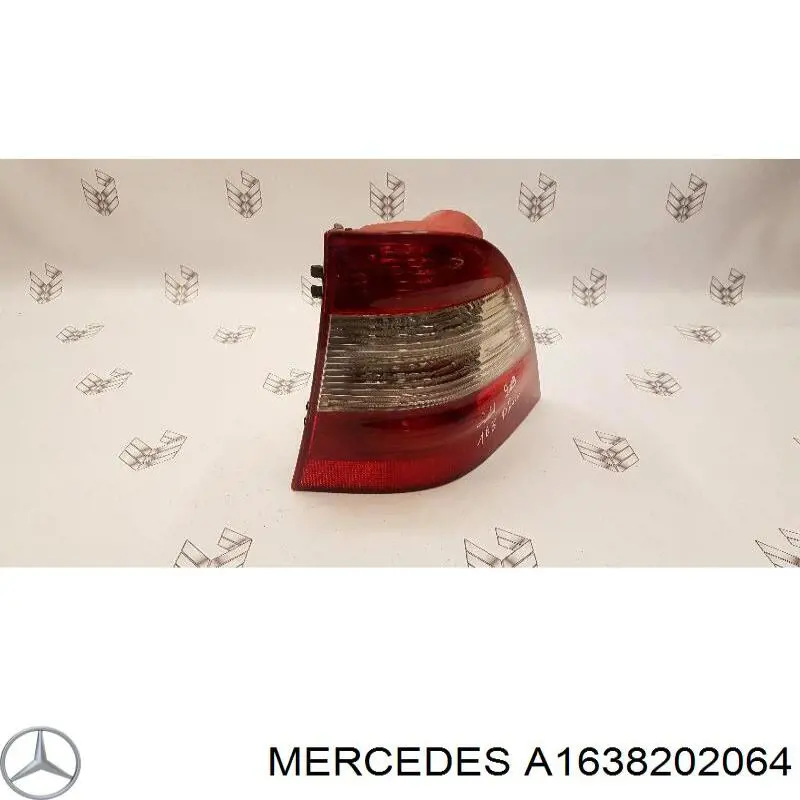 Фонарь задний правый Mercedes A1638202064 цена, от 63.35 USD