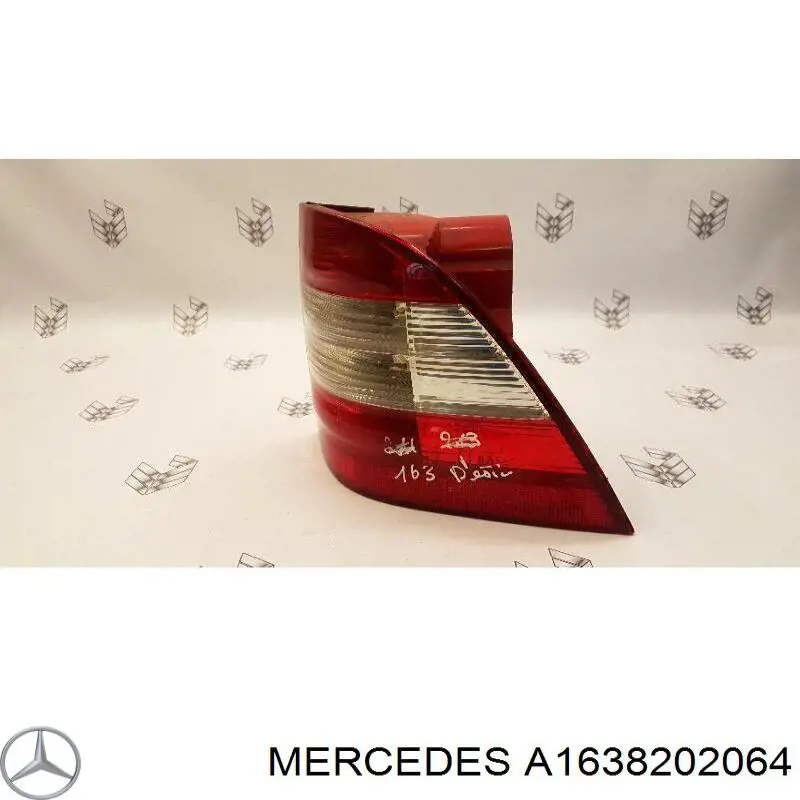Фонарь задний правый Mercedes A1638202064