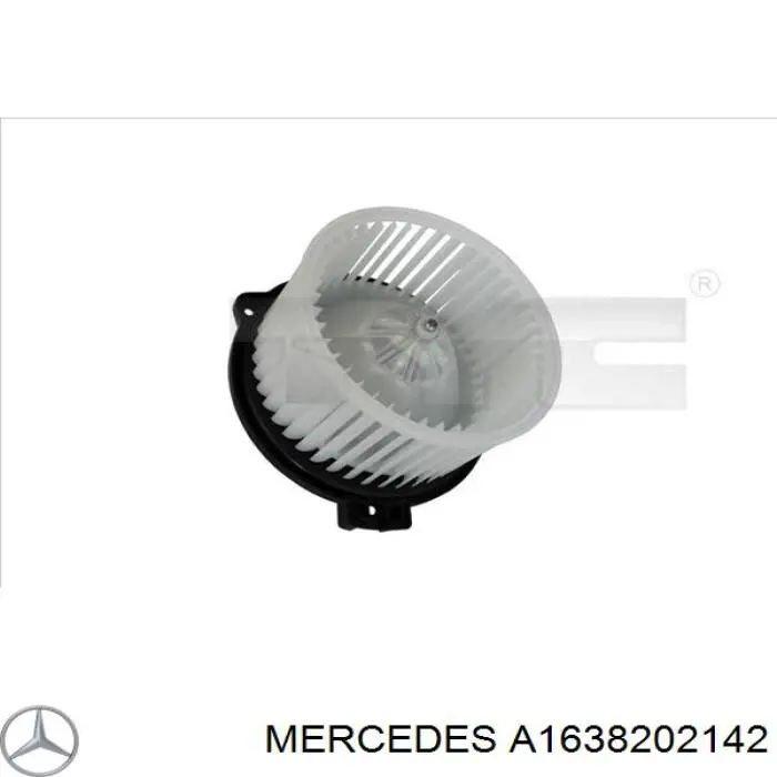 1638202142 Mercedes вентилятор печки