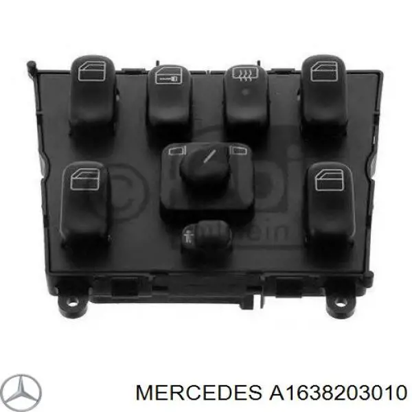 Кнопочный блок управления стеклоподъемником центральной консоли 500383 Maxgear