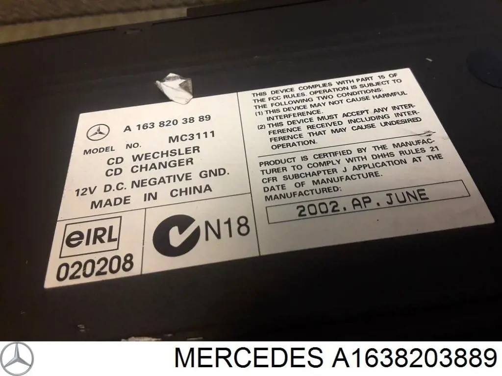 Cambiador para Mercedes ML/GLE (W163)