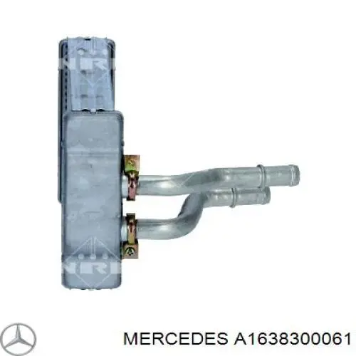 Радиатор печки (отопителя) Mercedes A1638300061