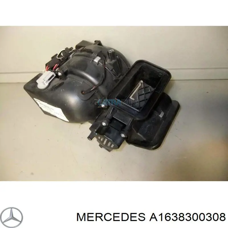 Корпус вентилятора печки (отопителя салона), в сборе Mercedes A1638300308
