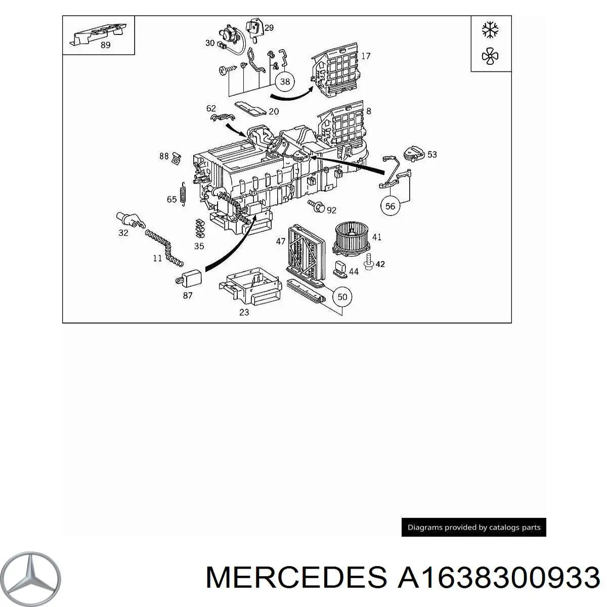 A1638300933 Mercedes 