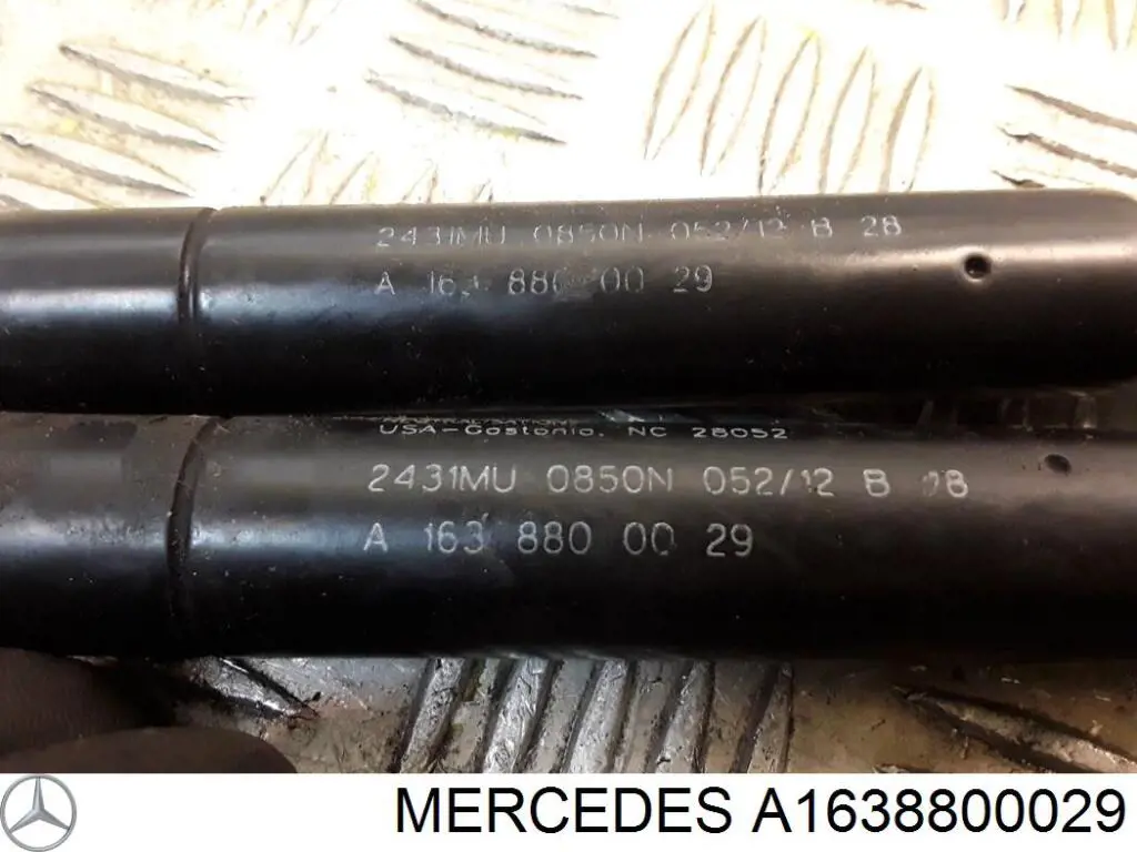 Амортизатор капота Mercedes A1638800029