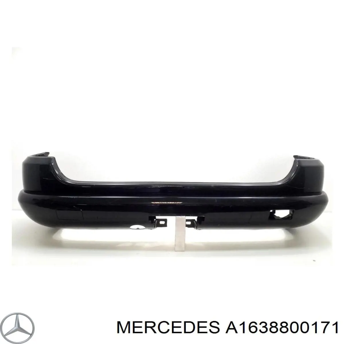 Бампер задний Mercedes ML/GLE W163 (Мерседес-бенц МЛ/ГЛЕ)