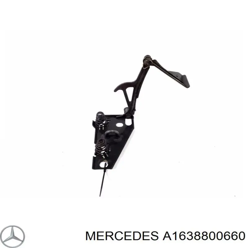 Замок капота A1638800660 Mercedes