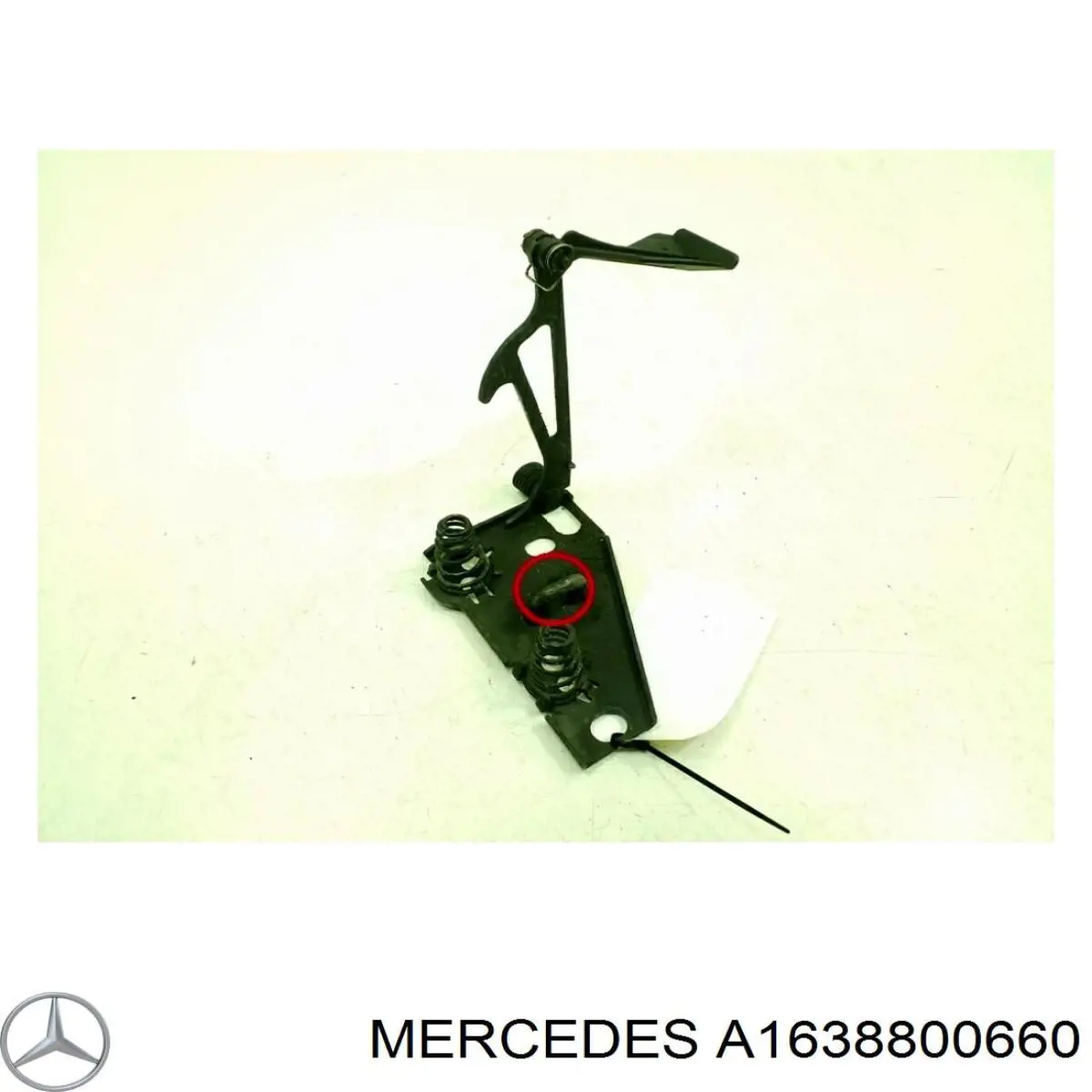 Купить A1638800560 Mercedes Замок капота