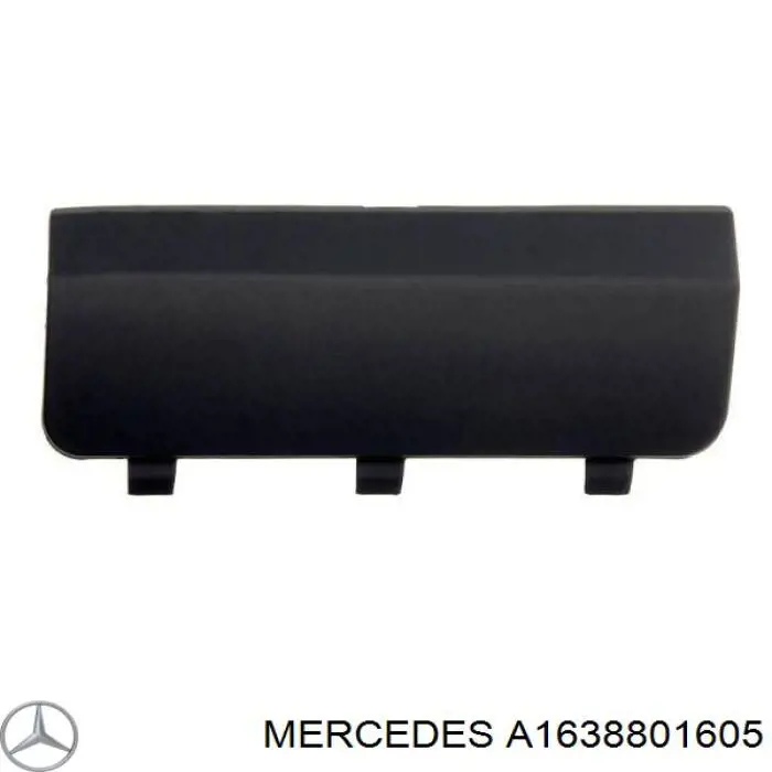A1638801605 Mercedes заглушка бампера буксировочного крюка задняя