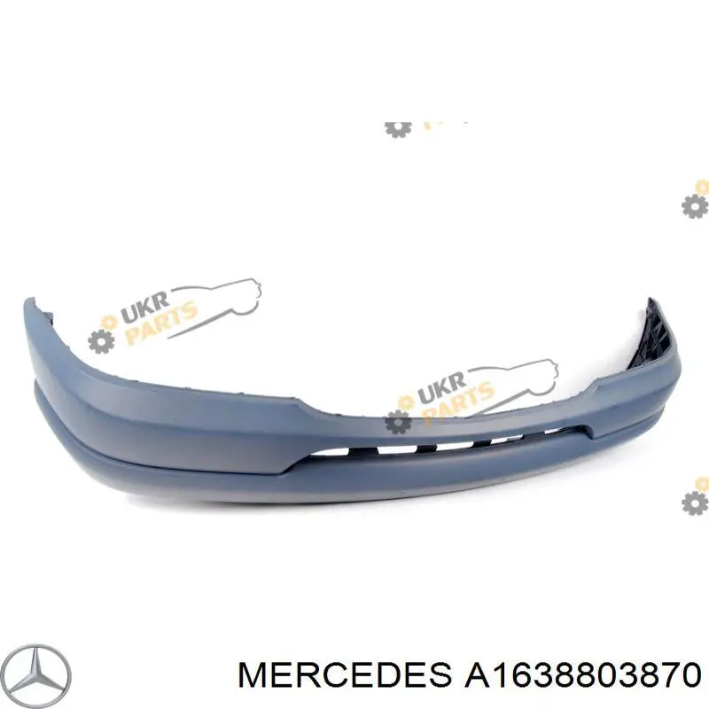 A1638803870 Mercedes pára-choque dianteiro